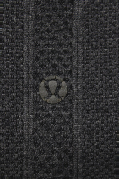 Lululemon Women Basic Scoop Neck Short Sleeve T-Shirt Gray Size 4