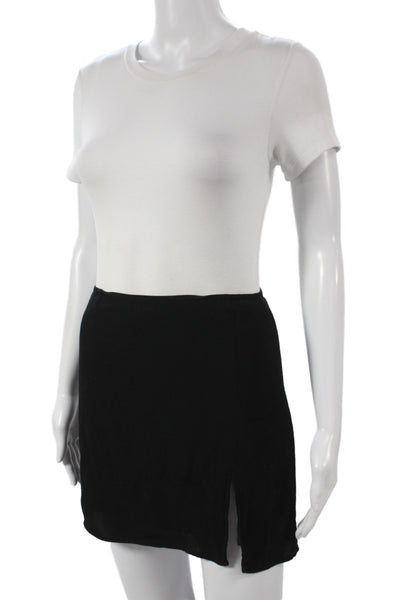 Sunday Best Women Mini Skirt Black Pull On Size 2