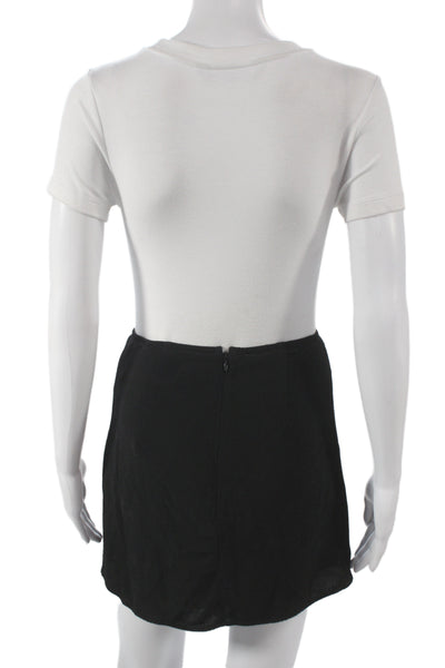 Sunday Best Women Mini Skirt Black Pull On Size 2
