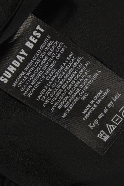 Sunday Best Women Mini Skirt Black Pull On Size 2