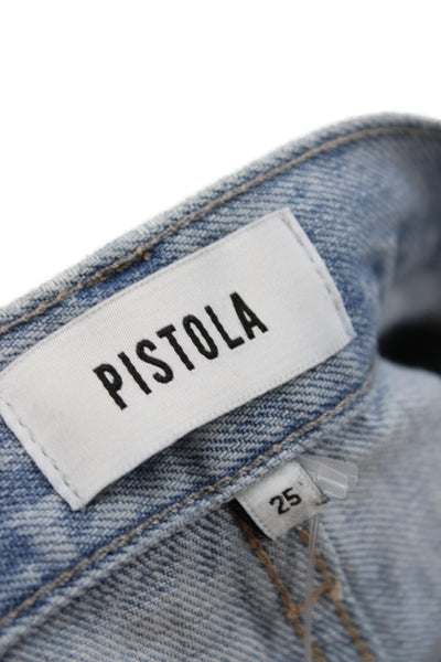 Pistola Womens Cut-Off Blue Denim Shorts Size 25