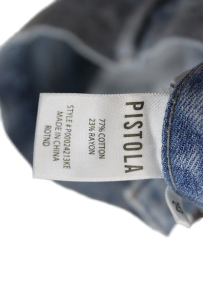 Pistola Womens Cut-Off Blue Denim Shorts Size 25