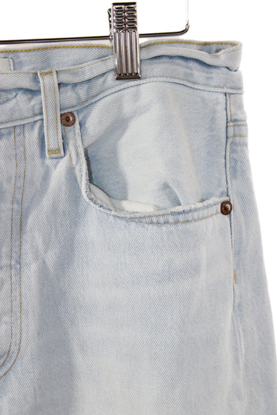 Agolde Women Cropped High Rise Blue Jeans Size 25