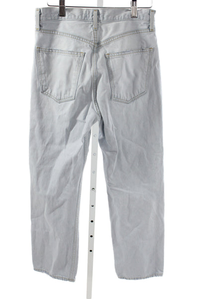 Levis Women Cropped 90s White Jeans Size 24
