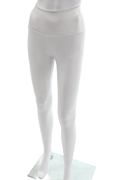 Beyond Yoga Womens White Ankle Leggings Athleisure Size S