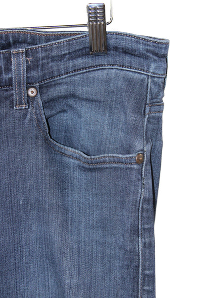 Paige Black Label Mens Straight Jeans Blue Cotton Blend Size 31