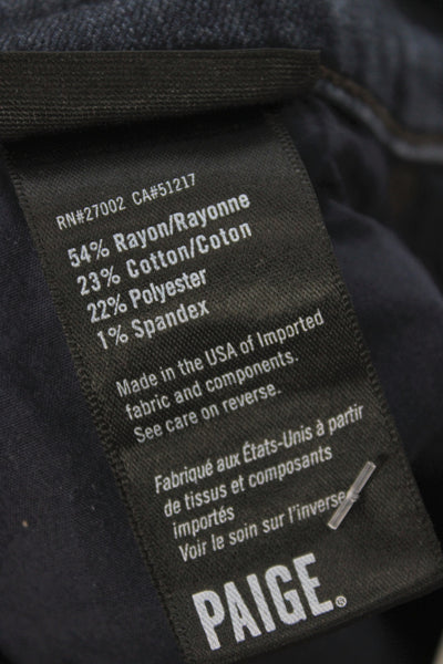 Paige Black Label Mens Straight Jeans Blue Cotton Blend Size 31