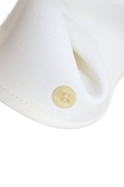 Louis Vuitton Womens Wool Blend Button Detail Blazer White Size 38