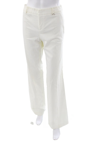 Gucci Women White Cotton Dress Pants Size 40