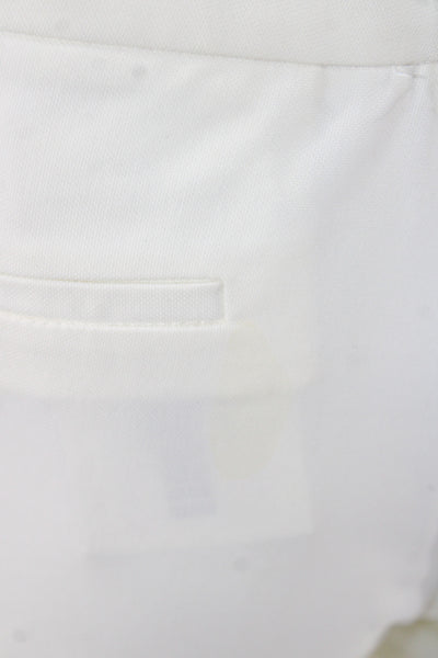 Gucci Women White Cotton Dress Pants Size 40