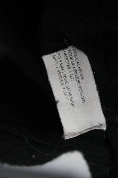 Club Monaco Women Black 100% Cashmere Crew Pullover Size XS