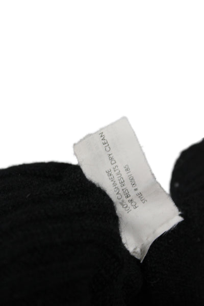Club Monaco Women Black 100% Cashmere Crew Pullover Size XS