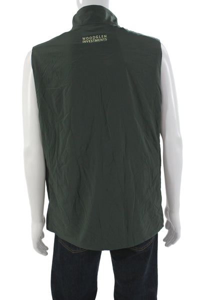 Arc'teryx Men Windbreaker Vest Green Nylon Zip Size L