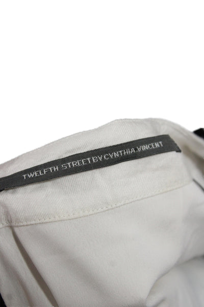 Twelfth Street by Cynthia Vincent Women Mini Boho Skort White Size 0