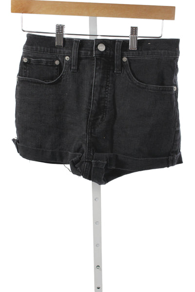 Madewell Womens Cut-Off Black Shorts Size 25