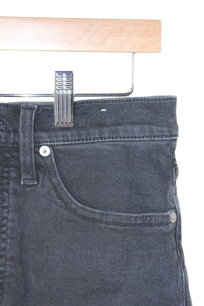 Madewell Womens Cut-Off Black Shorts Size 25