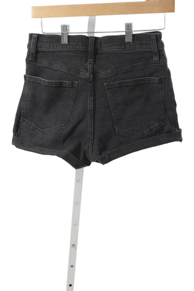 Madewell Womens Cut-Off Black Shorts Size 25