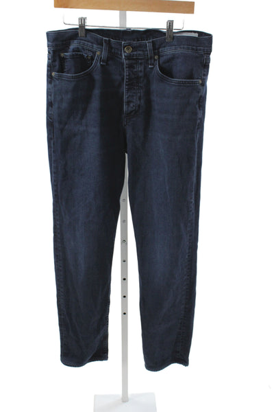 Rag & Bone Mens Straight Jeans Blue Button Fly Cotton Inseam 30 Size 36