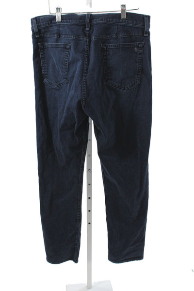 Rag & Bone Mens Straight Jeans Blue Button Fly Cotton Inseam 30 Size 36