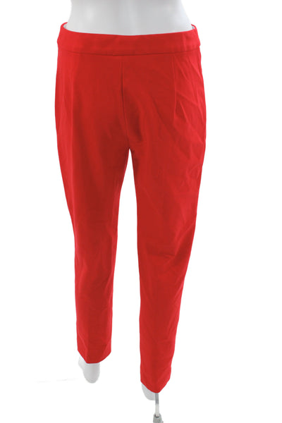 Max Mara Womens Dress Pants Red 84% Viscose Size 10