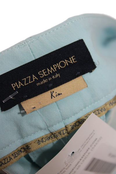Piazza Sempione Womens Blue Chino Pants Size 42