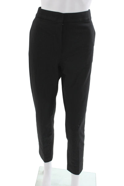 Max Mara Womens Dress Pants Black Size 8