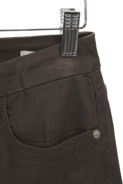 Frame Women Cropped Brown High Rise Jeans Western Cotton Size 26