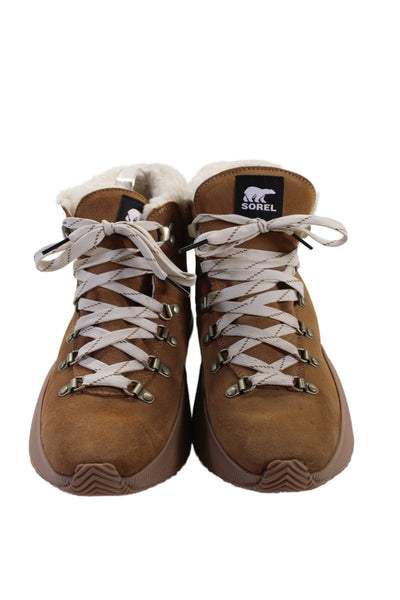 Sorel Womens Out N About III Waterproof Conquest Ankle Boots Brown Size 11
