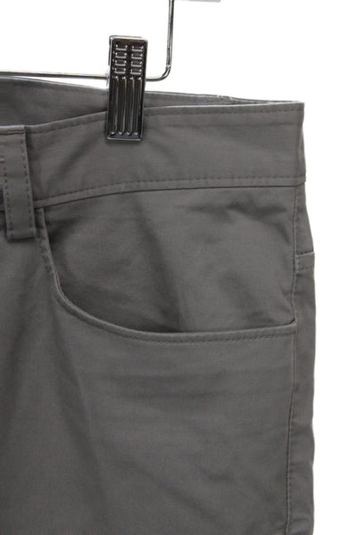 Calvin Klein Mens Chino Pants Gray 98% Cotton Inseam 30 Size 34