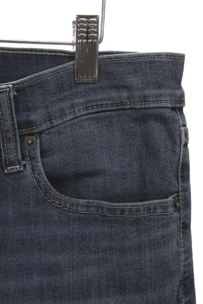 Calvin Klein Mens Straight Jeans Blue Cotton Button Size 34