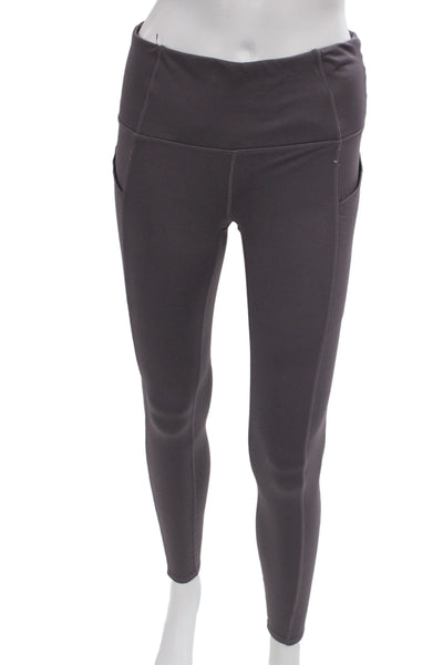 RBX Active Womens Ankle Gray Leggings Athleisure Polyester Size S