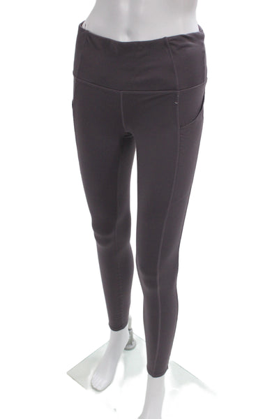 RBX Active Womens Ankle Gray Leggings Athleisure Polyester Size S