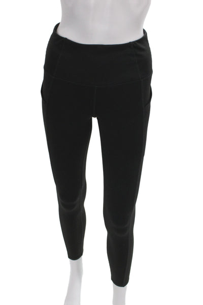 RBX Active Womens Ankle Leggings Black Athleisure Size S