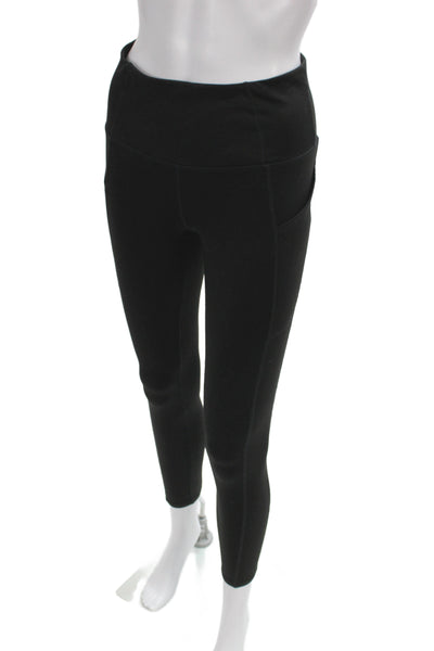 RBX Active Womens Ankle Leggings Black Athleisure Size S