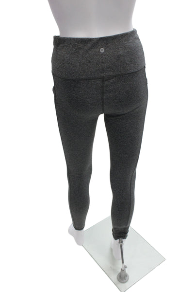 RBX Active Womens Flecked Gray Ankle Leggings Polyester Athleisure Size S