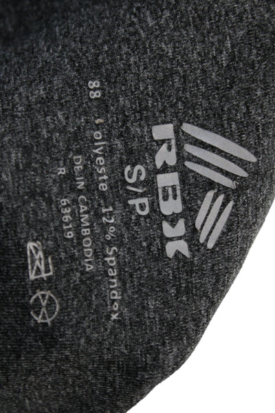 RBX Active Womens Flecked Gray Ankle Leggings Polyester Athleisure Size S