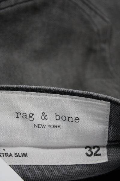 Rag & Bone Men Skinny Gray Cotton Jeans Size 32