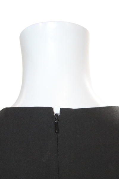Badgley Mischka Womens Fit & Flare Black Dress Size 4