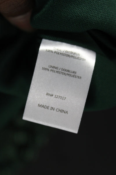 Jewel Badgley Mischka Women Mini Sleeveless Green High Neck Dress Size 8