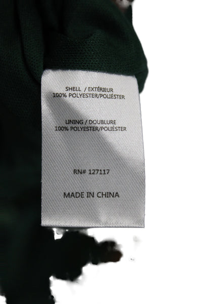 Jewel Badgley Mischka Womens Sheath Dress Green Cocktail Size 2