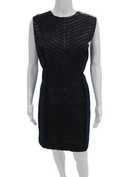Mark & James by Badgley Mischka Women Sheath Dress Blue Sleeveless Size XL