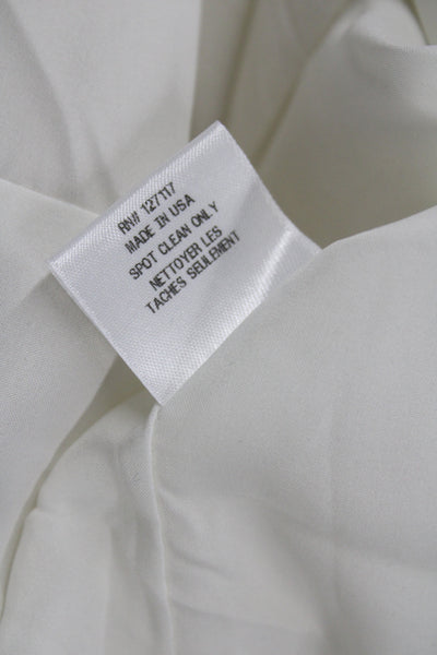 Mark & James by Badgley Mischka Women Ivory Shift Dress Sleeveless Size L