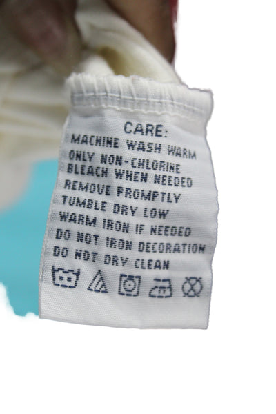 Ralph Lauren Blue Label Women Sleeveless Ivory Cotton Tank Size L