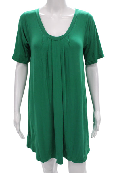 Rachel Pally Women Shift Dress Green Short Sleeve Size S
