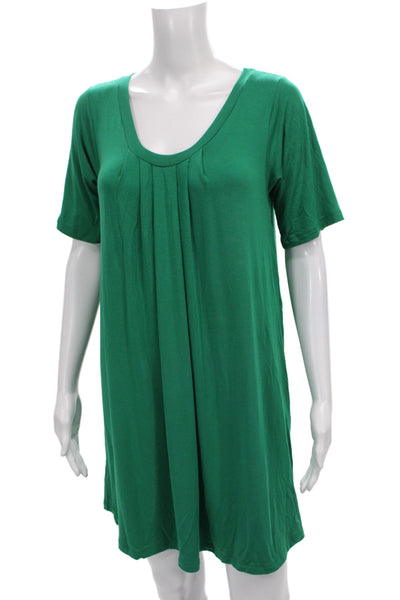 Rachel Pally Women Shift Dress Green Short Sleeve Size S