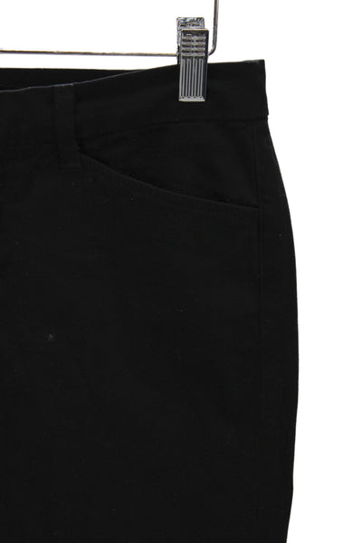J Brand Womens Black Ankle Jeans Mid Rise Button Size 27