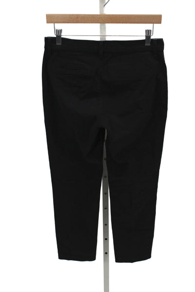 J Brand Womens Black Ankle Jeans Mid Rise Button Size 27