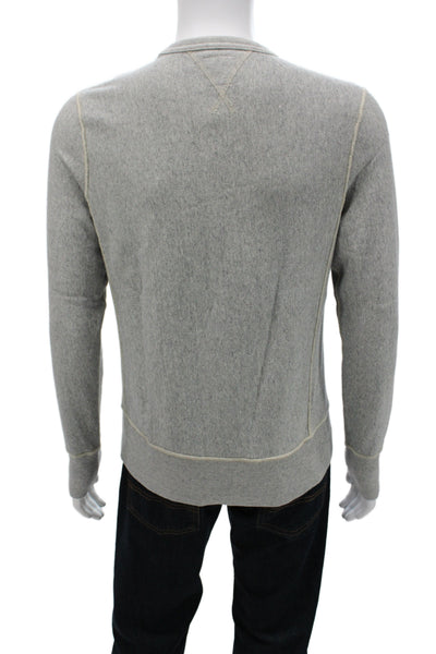 Todd Snyder + Champion Mens Gray Tiger Graphic Pullover Sweatshirt Size S