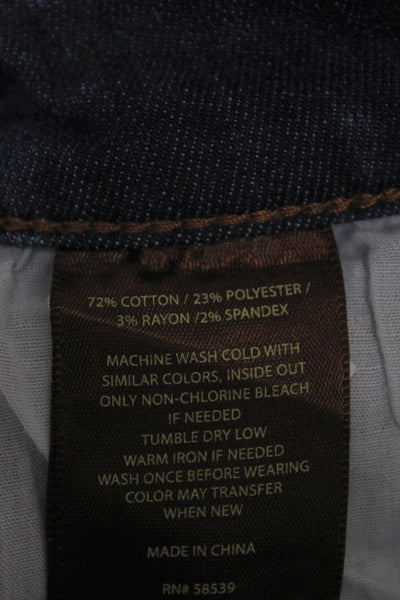 KUT from the Kloth Womens Ankle Jeans Mid Rise Blue Cotton Size 16