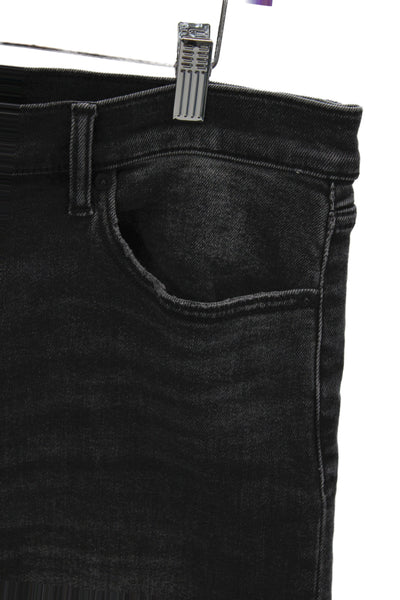 Daze Women Cropped Black Jeans Size 33